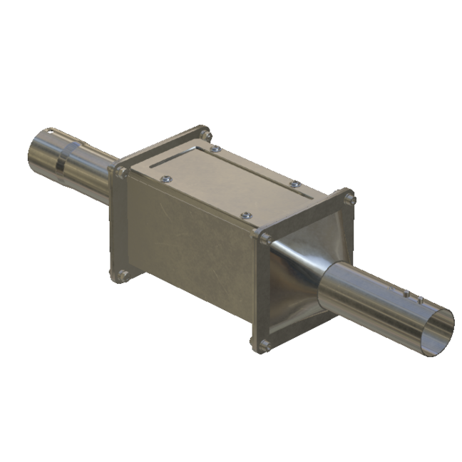 Funkenfalle aus Edelstahl 50 mm Innendurchmesser Artikel 23172 Ruwac